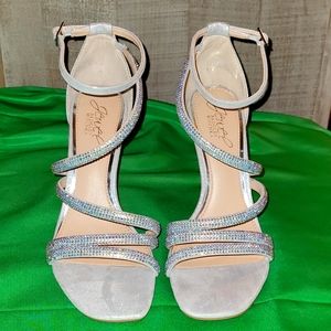 JEWEL BADGLEY MISCHKA Naylor II Strappy Evening Shoe